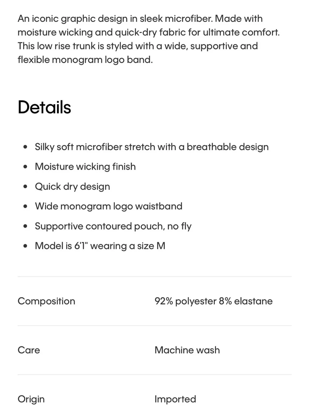Calvin Klein Microfiber low rise  Trunk - graphic monogram stretch